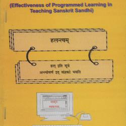 Effectiveness of Programmed Learning in Teaching Sanskrit Sandhi