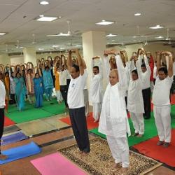 International Yoga Day was celebrated on June 21, 2018 at the Vidyapeetha